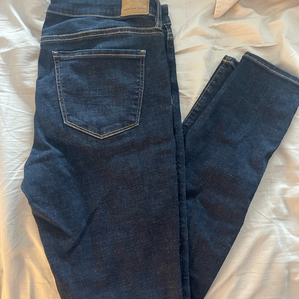 American Eagle Dark Blue Jeggings